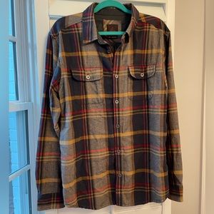 Dark Plaid Long Sleeved Shirt